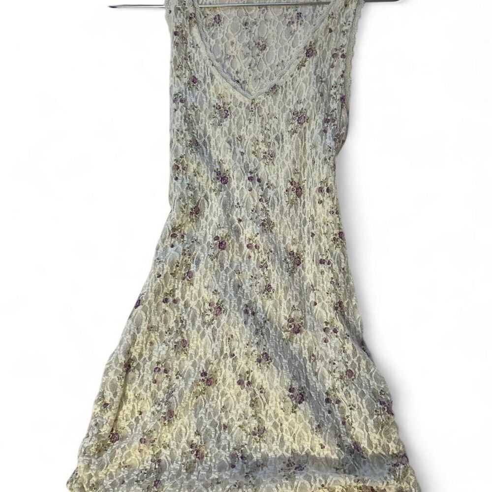 Maurices Women's White and Cream Dress